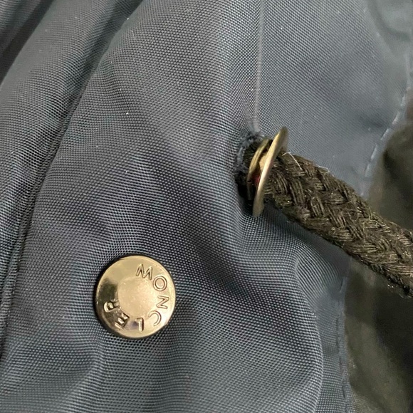 Moncler Riviere Giubotto Down Parka Jacket Navy Vintage Winter Puffer - Picture 12 of 17